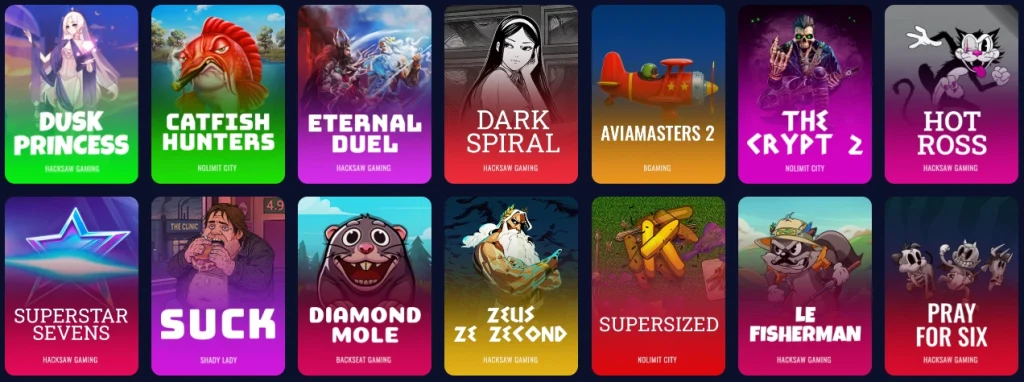 Podgląd strony afiliacyjnej Thor Fortune Casino